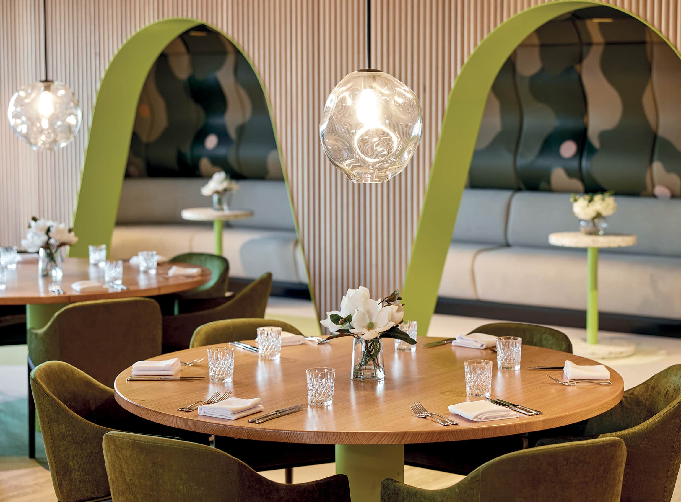 Head up to the 15th floor and let every sense be awakened at The Alba restaurant. 